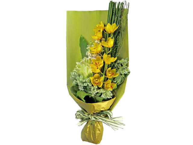 Florist Flower Bouquet - Falling in Love with Orchids Bouquet - P0328 Photo