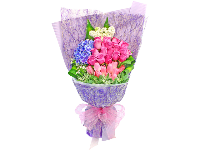 Florist Flower Bouquet - Florist Roses Bouquet 12 - L129045 Photo