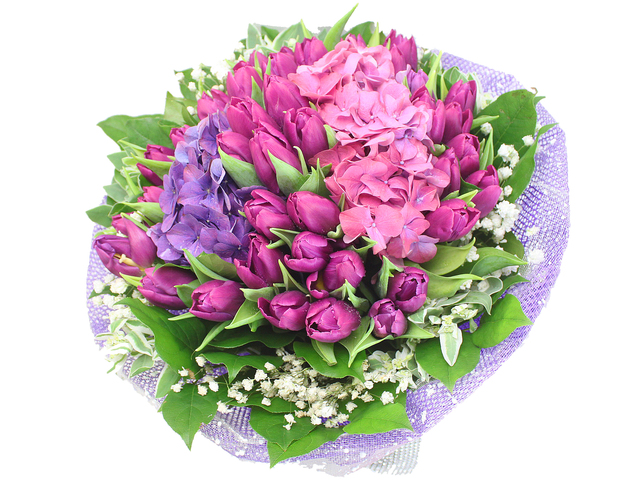 Florist Flower Bouquet - Hydrangea Bouquet 03 - L67276 Photo