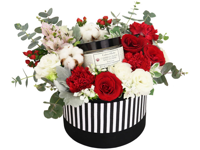 Florist Flower Bouquet - Luxury Body Care Flower Box - SRM0427A1 Photo