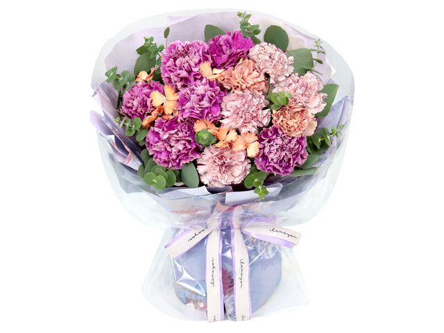 Florist Flower Bouquet - Mother's Day Gifts Carnation Flowers Bouquet GZ03 - MR0303A5 Photo