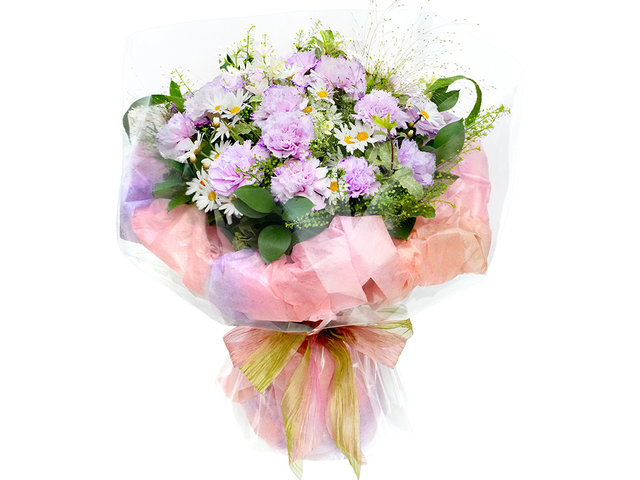 Florist Flower Bouquet - Mother’s Day Korean-Style Carnation Bouquet AE08 - MR0422A3 Photo