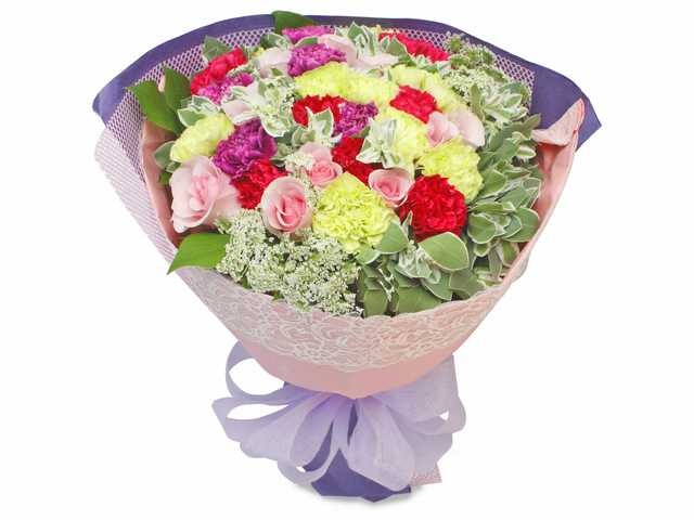 Florist Flower Bouquet - Mother's Day Roses Bouquet 11 - L82168 Photo