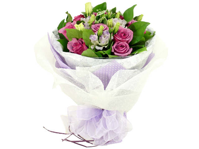 Florist Flower Bouquet - Purple Passion Bouquet - P0974 Photo