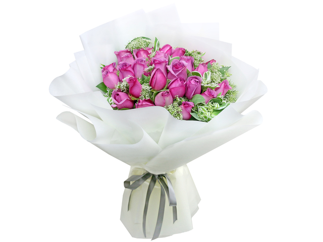 Florist Flower Bouquet - Purple rose florist gift RD31 - L76604568 Photo