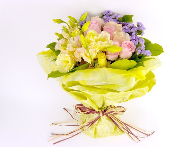 Florist Flower Bouquet - Soft Wonders - B7368 Photo