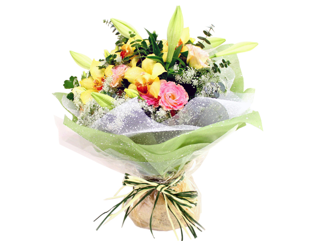 Florist Flower Bouquet - Spring's romantic Bouquet - L06828 Photo