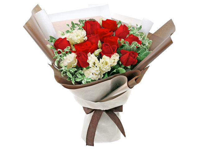 Florist Flower Bouquet - Valentine's Red Rose Florist Gift VB02 - BV2S0210A2 Photo