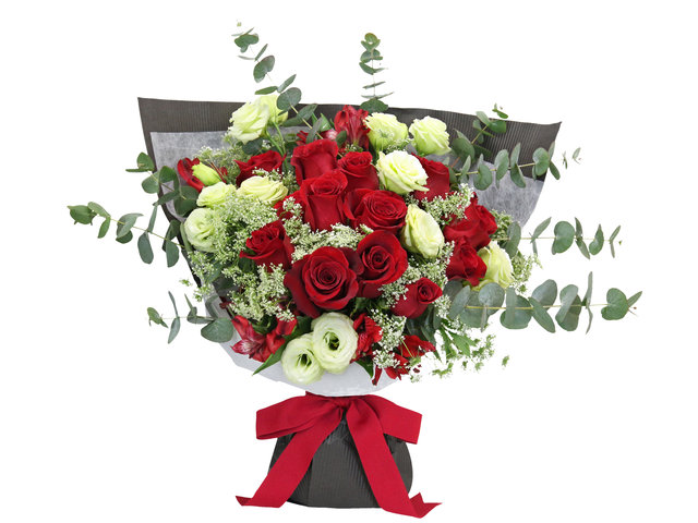 Florist Flower Bouquet - Valentine's Red rose florist gift PL01 - BV2S0122A2 Photo