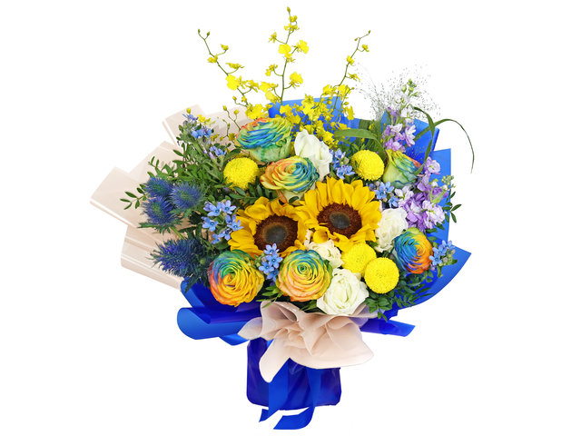 Florist Flower Bouquet - Valentine's Starry Night AR05 - BV2S0115A4 Photo