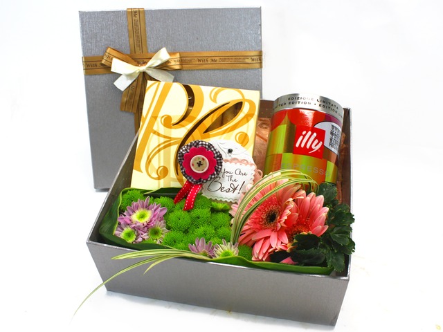 Florist Gift Set - Flower and Food Gift / Brithday Gift 18 - L32721 Photo