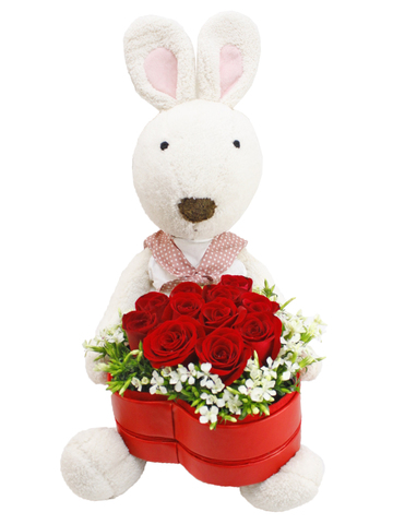 Florist Gift Set - Rabbit & Flower  /Birthday Gift 13 - L88133 Photo