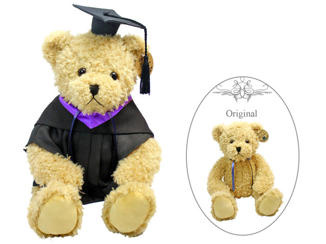Florist Gift - Barnes & Coleman Classic Light Brown Graduation Teddy Bear - L178156 Photo