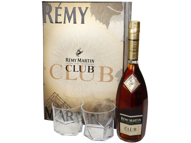Florist Gift - Rémy Martin fine champagne cognac club set - OL0212A1 Photo