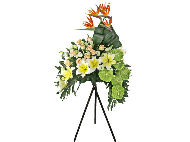 Flower Basket Stand - Classical Florist basket D11 - L76610400 Photo
