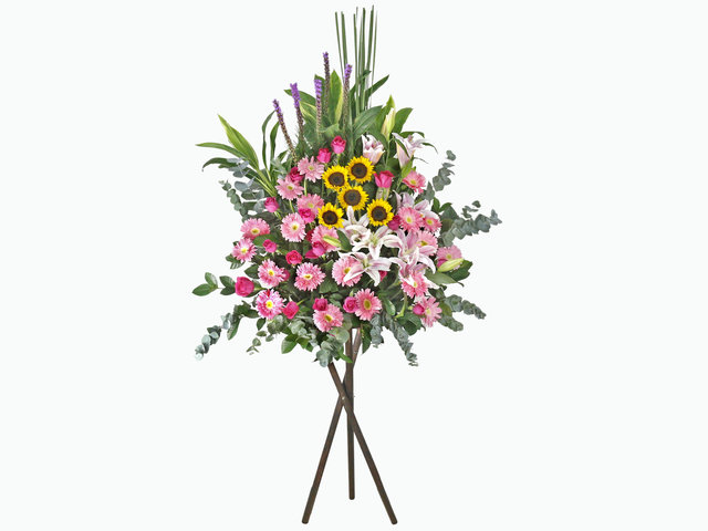 Flower Basket Stand - Classical Florist basket E10 - L76610629 Photo