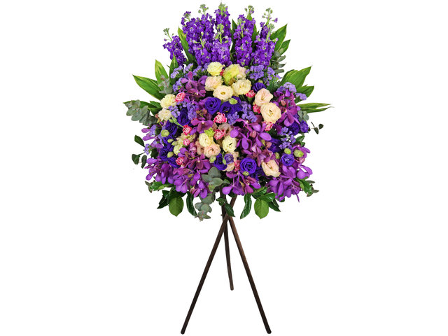 Flower Basket Stand - Classical Florist basket E23 - L3713 Photo