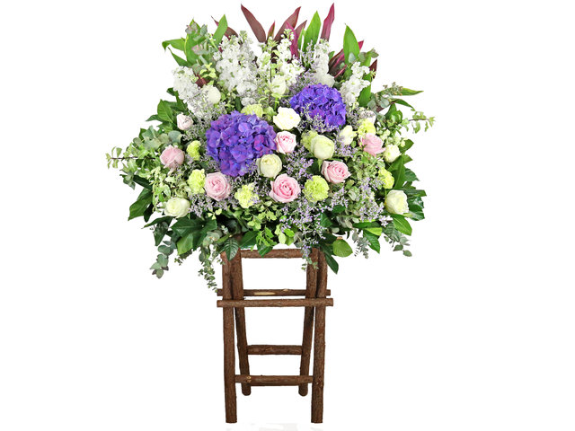 Flower Basket Stand - Classical Florist basket E28 - L4279 Photo