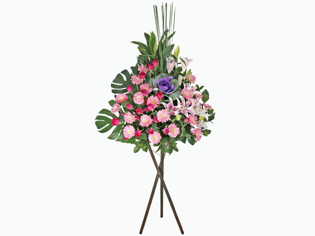 Flower Basket Stand - Classical Florist basket E9 - L76610627 Photo