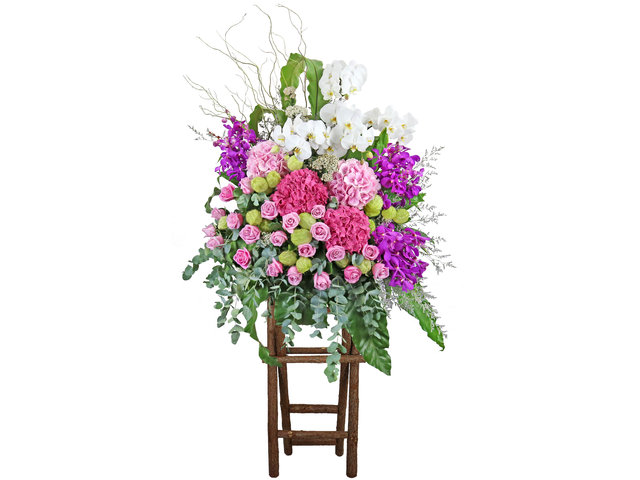 Flower Basket Stand - Commercial Florist Stand MD19 - SD0326C4 Photo