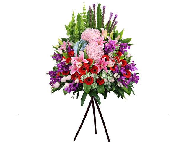 Flower Basket Stand - Commercial Florist Stand MD37 - SD0806A5 Photo