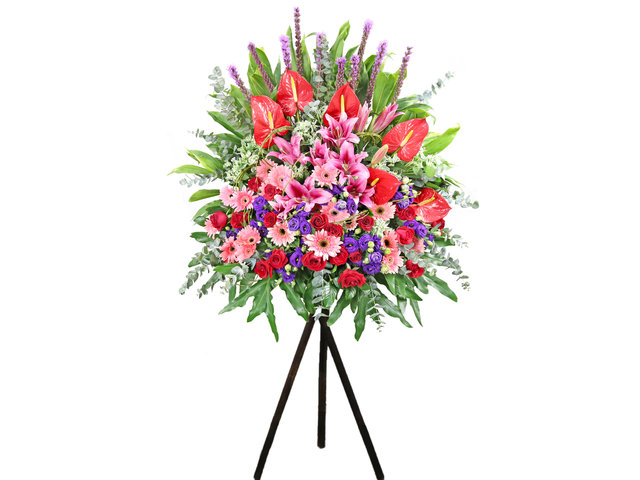 Flower Basket Stand - Commercial Florist Stand MD38 - SD0830D2 Photo
