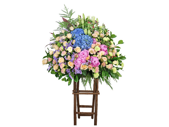 Flower Basket Stand - Commercial florist stand CL20 - L5188 Photo