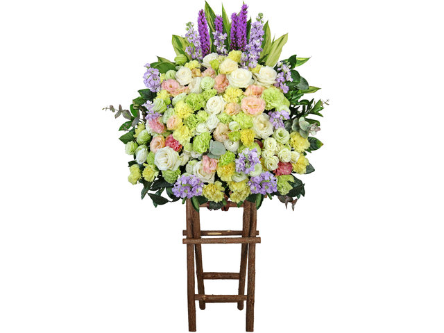 Flower Basket Stand - Commercial florist stand E20 - L3403 Photo