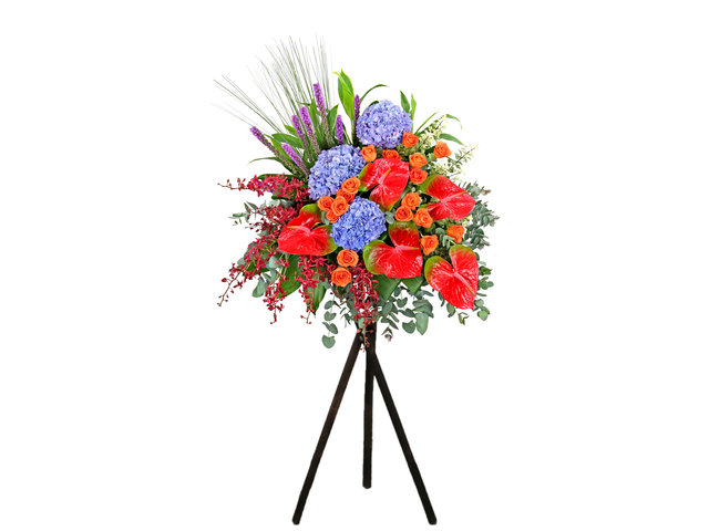 Flower Basket Stand - Commercial florist stand MD17 - L9699 Photo