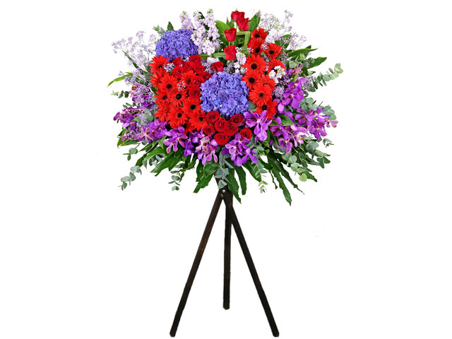 Flower Basket Stand - Commercial florist stand MD23 - SD0326C1 Photo