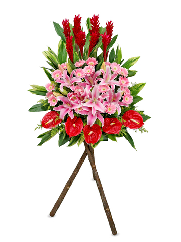 Flower Basket Stand - Congratulations Florist baske AK13 - L36668282 Photo