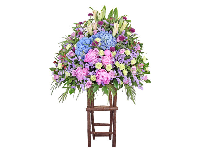 Flower Basket Stand - Congratulations Florist stand CL22 - L5201 Photo