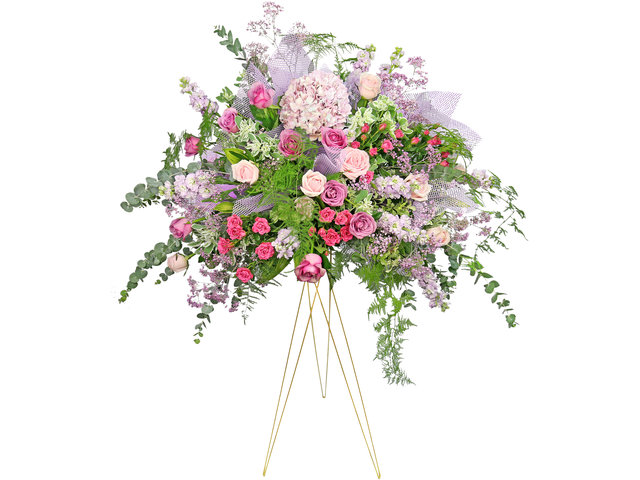 Flower Basket Stand - Flower Shop Congratulations Florist stand H2 - SD0712B6 Photo
