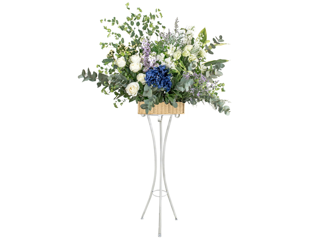 Flower Basket Stand - French florist Stand BT29 - L76600052b Photo