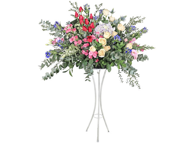 Flower Basket Stand - French style florist stand GB15 - L76605805 Photo