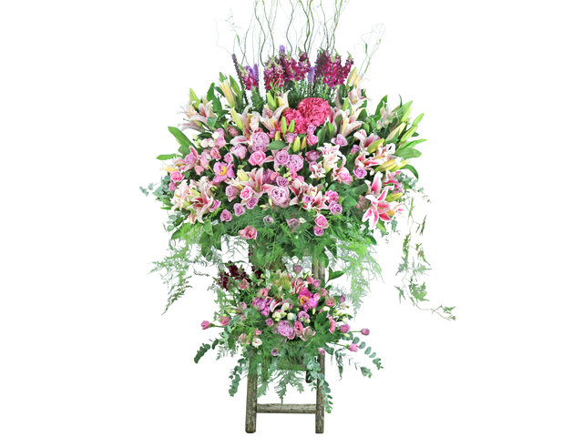 Flower Basket Stand - Grand openning florist basket  B18 - L76608461 Photo