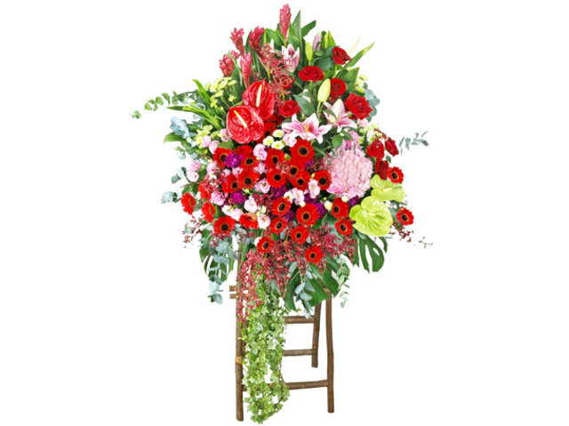 Flower Basket Stand - Italy Florist Arrangement Collection 36 - L76610553 Photo