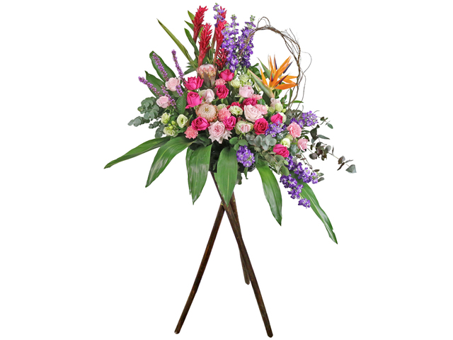 Flower Basket Stand - Italy florist arrangement Collection 23 - L76606928 Photo