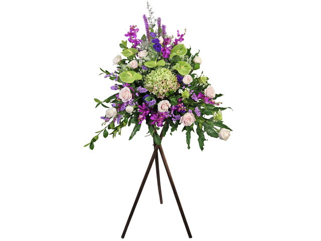 Flower Basket Stand - Italy florist arrangement Collection A37 - L1953 Photo