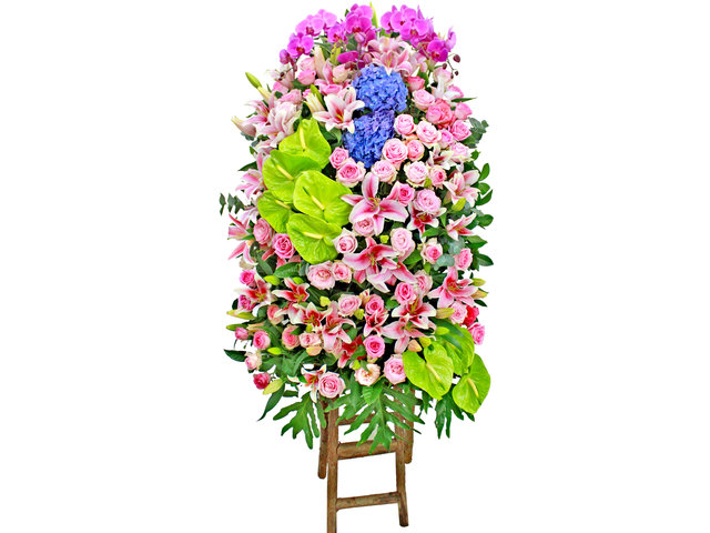 Flower Basket Stand - Opening Flower Basket A2 - L154070 Photo