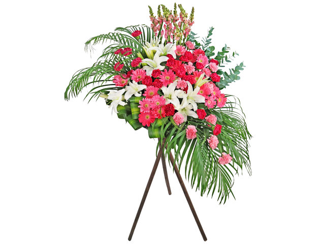 Flower Basket Stand - Opening Flower Basket OF013 - VE0226F7 Photo