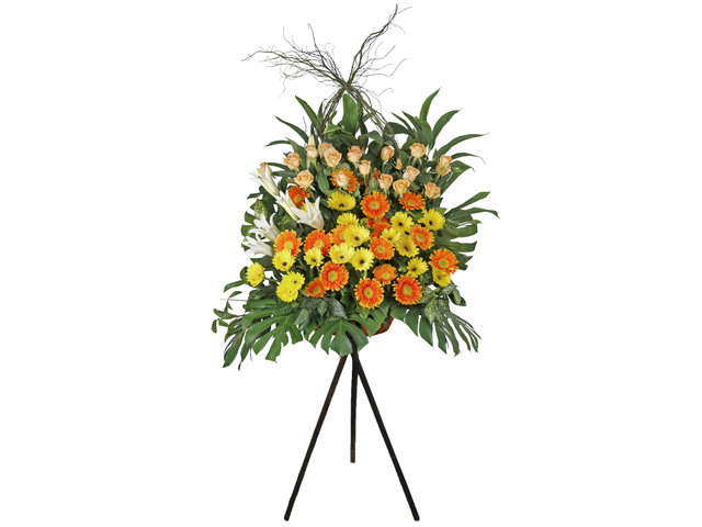 Flower Basket Stand - Opening florist Basket D20 - L76610480 Photo