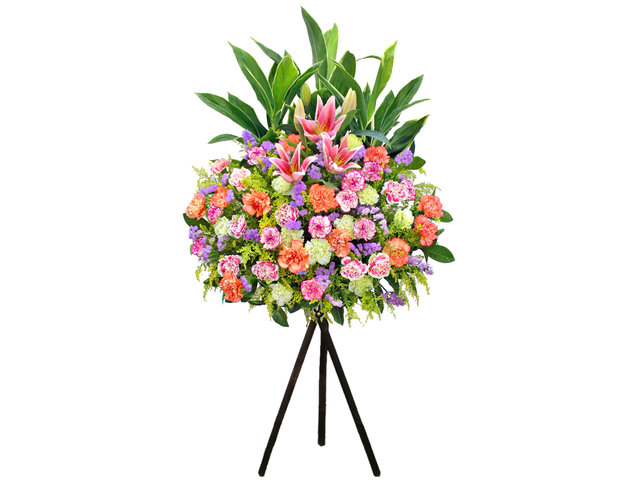 Flower Basket Stand - Opening flower basket A15 - L156863 Photo