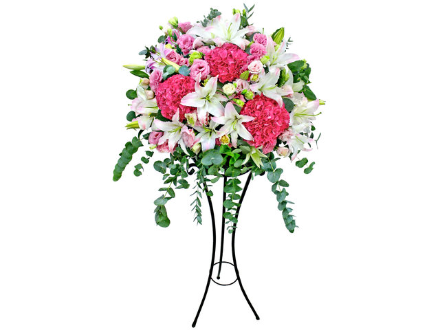 Flower Basket Stand - Opening flower basket A17 - L155059 Photo