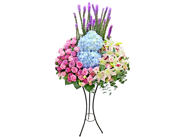 Flower Basket Stand - Opening flower basket A8 - L154842 Photo