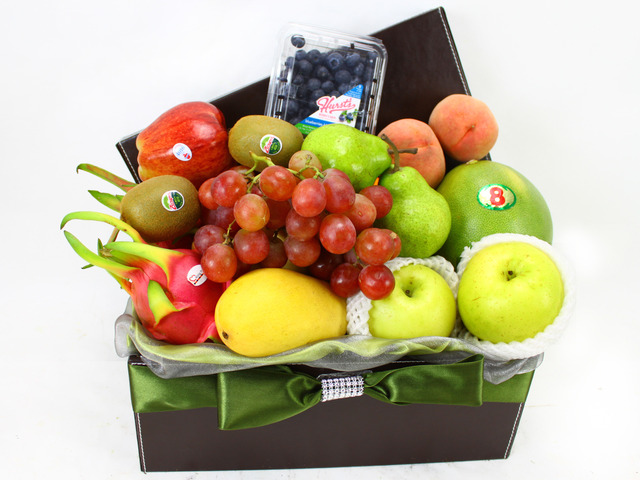 Fruit Basket - (10) Business Gift Fruit Hamper Box - L11434 Photo