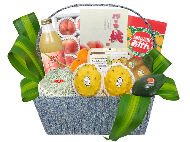 Fruit Basket - Deluxe Fruit Hamper FT007 - VE0530B1 Photo
