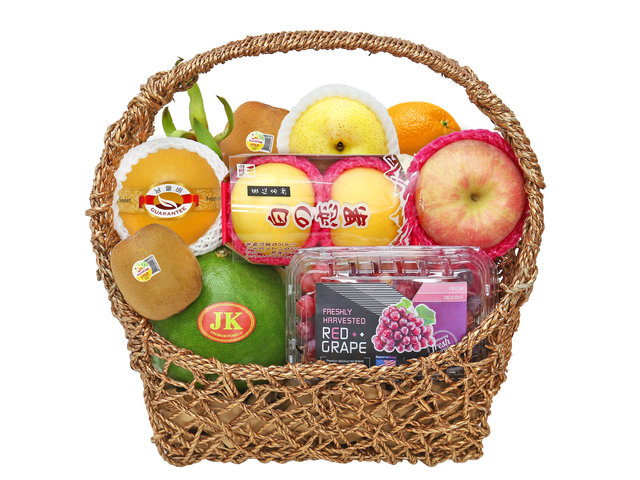 Fruit Basket - Exquisite Rattan Basket Fruit Gift Basket VF06 - VE0530B4 Photo