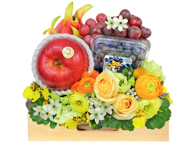Fruit Basket - Flower Design & Fruit Basket (3) - L106073 Photo