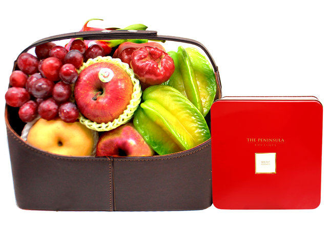 Fruit Basket - Food Gift Hamper With Fruit C39 - L179672 Photo